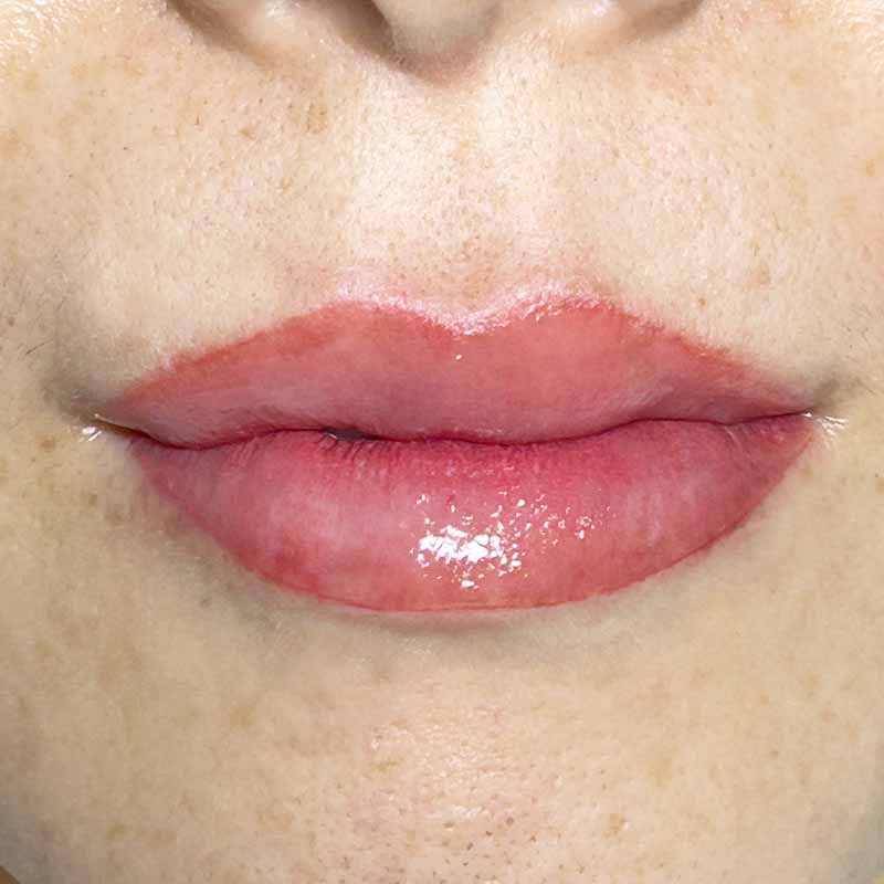 20230701_artmake_lips_W_part 追加写真２回目施術直後